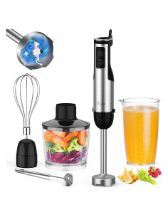 Batidora de Mano MOOKA 1100W 5 en 1 con Accesorios