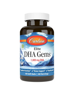 Suplemento Omega-3 Carlson Elite DHA 1000 mg 60 gelatinas