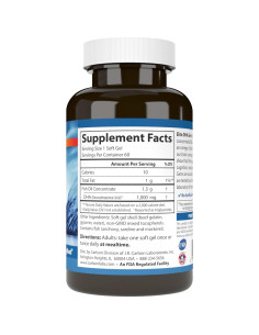 Suplemento Omega-3 Carlson Elite DHA 1000 mg 60 gelatinas 2