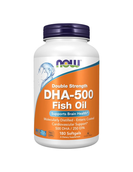 Suplemento Omega-3 NOW DHA-500 180 Gelatinas Blandas Suplemento Omega-3 NOW DHA-500 180 Gelatinas Blandas
