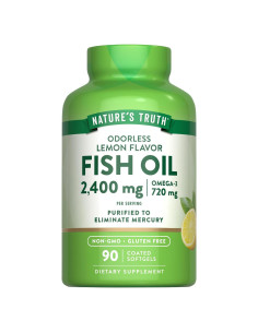 Suplemento Omega 3 Aceite de Pescado Nature's Truth 2400mg 90 Gelatinas