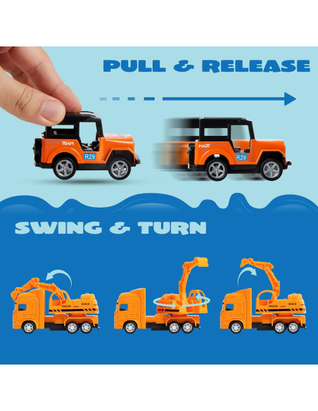 Set de 20 Coches de Metal a Fricción Joyin para Niños