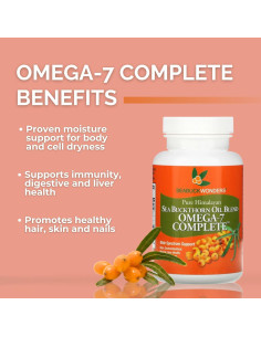 Aceite de Espino Marino Orgánico SeabuckWonders 1000mg 120 Cápsulas 2