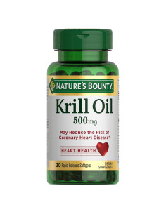 Aceite de Krill Nature's Bounty 500mg 30 Cápsulas Blandas