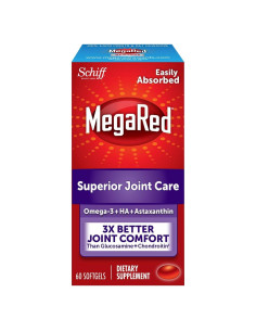 Suplemento de Aceite de Krill Omega-3 Megared 60 gelatinas