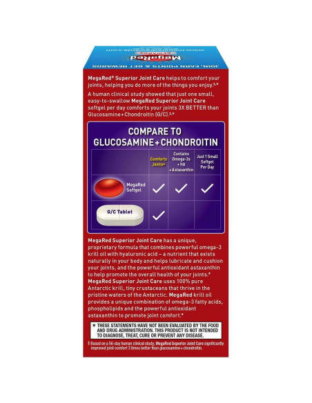 Suplemento de Aceite de Krill Omega-3 Megared 60 gelatinas