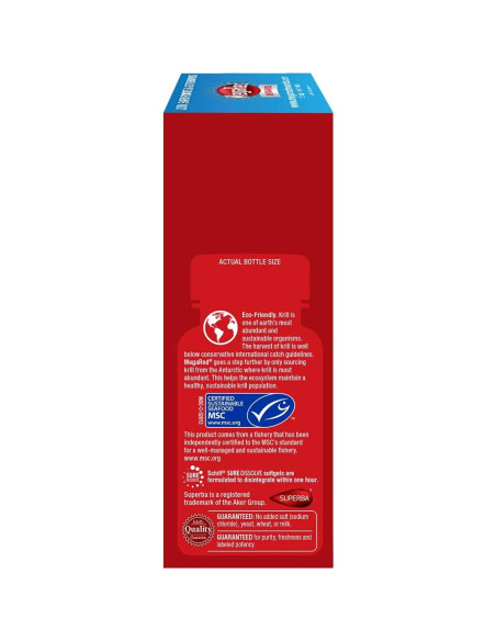 Suplemento de Aceite de Krill Omega-3 Megared 60 gelatinas