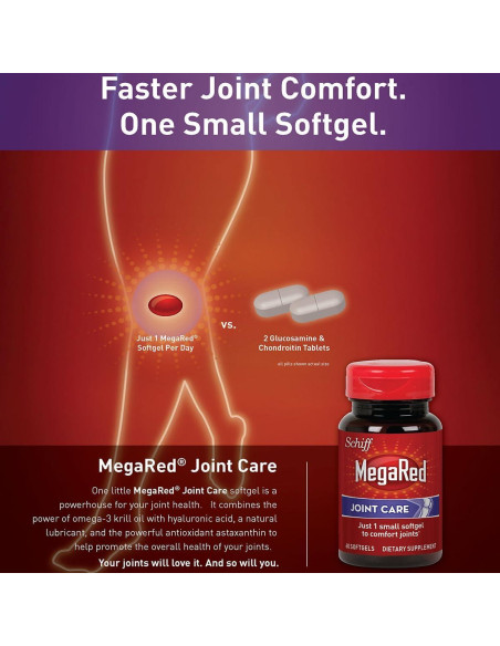 Suplemento de Aceite de Krill Omega-3 Megared 60 gelatinas