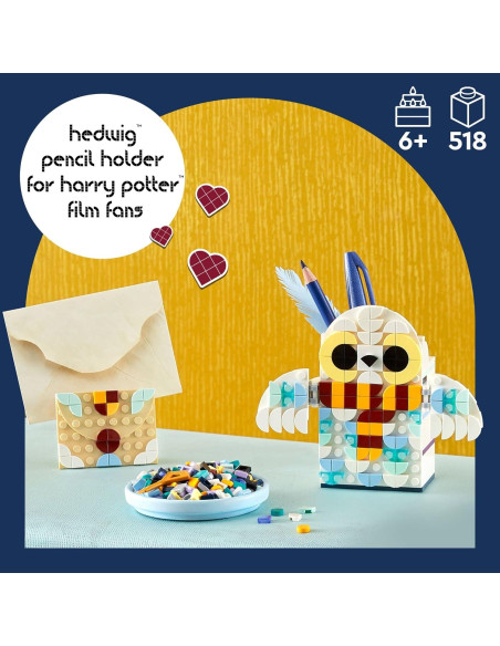 LEGO DOTS Soporte de Lápiz Hedwig Harry Potter 41809 LEGO DOTS Soporte de Lápiz Hedwig Harry Potter 41809