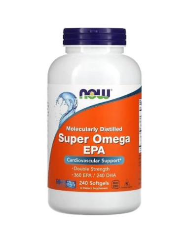 Suplemento Omega 3 Now Foods 120 Softgels 360 EPA 240 DHA