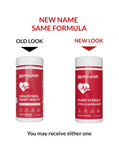 Suplemento Natural UpNourish Bergamota para Colesterol Alto - 120 Gelatinas 2