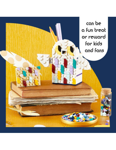 LEGO DOTS Soporte de Lápiz Hedwig Harry Potter 41809