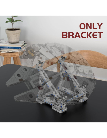 Soporte Vertical LEGO Millennium Falcon 75257 24 cm