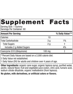 Gomitas de CoQ10 Nordic Naturals Fresa 60 unidades 100 mg 2