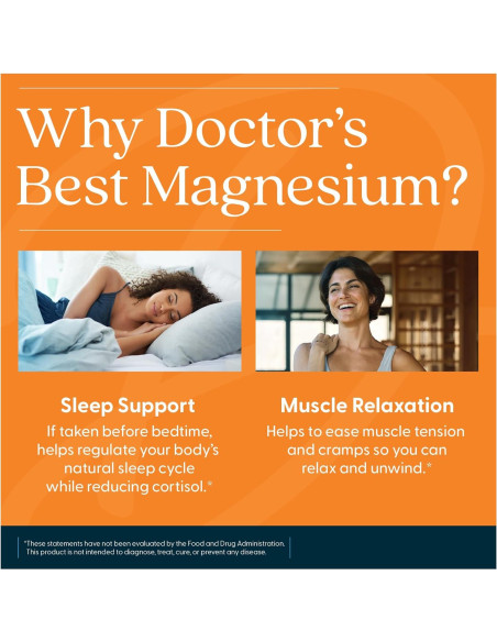 Magnesio Glicinato Lisina Doctor's Best 240 Tabletas 100 mg Magnesio Glicinato Lisina Doctor's Best 240 Tabletas 100 mg