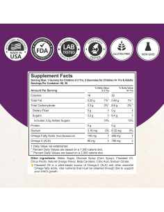 Gomitas Omega 3 NuBest Veganas para Niños 60 Unidades 2
