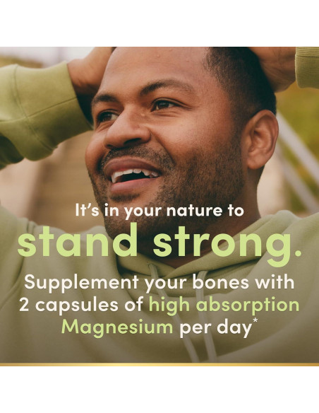 Magnesio Glicinato Nature's Bounty 240 mg 120 Cápsulas