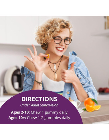 Gomitas Omega 3 NuBest Veganas para Niños 60 Unidades