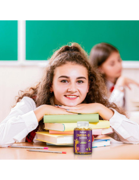 Gomitas Omega 3 NuBest Veganas para Niños 60 Unidades