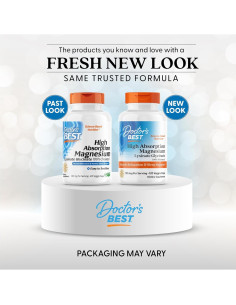 Magnesio Lisina Glicinato Doctor's Best 120 Cápsulas 105mg 2