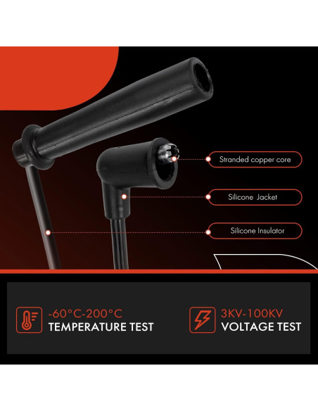 Cables de Bujía A-Premium para Land Rover V8 3.9L