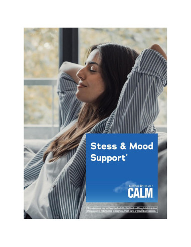 Suplemento Calma Natural Vitality Ashwagandha y Magnesio 90 Cápsulas