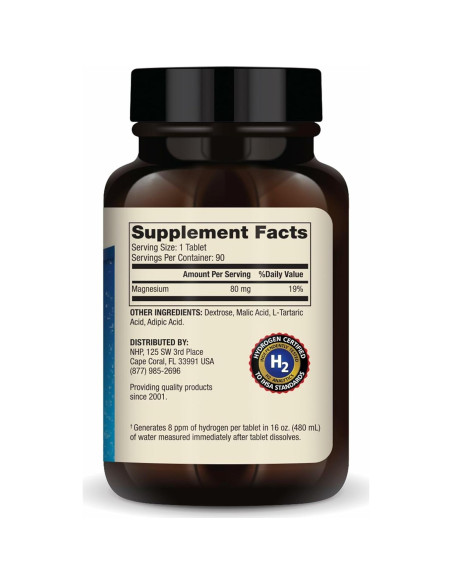 Suplemento H2 Hidrógeno Molecular Dr. Mercola 90 Tabletas Suplemento H2 Hidrógeno Molecular Dr. Mercola 90 Tabletas