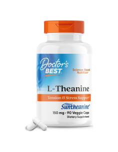 L-Teanina Doctor's Best 150 mg Vegano 90 Cápsulas