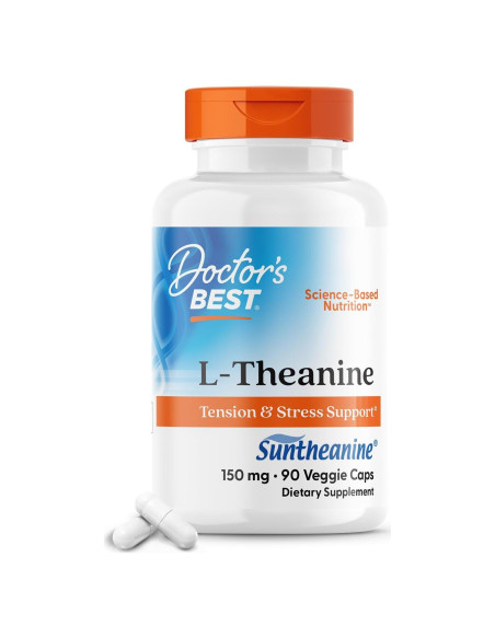 L-Teanina Doctor's Best 150 mg Vegano 90 Cápsulas