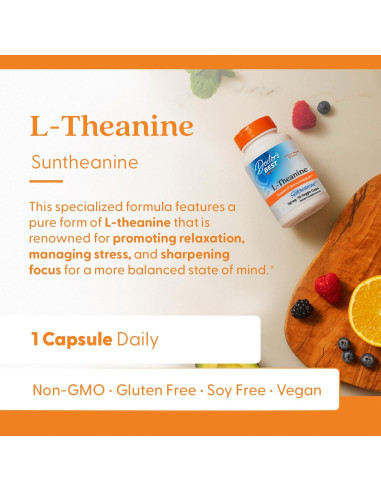 L-Teanina Doctor's Best 150 mg Vegano 90 Cápsulas