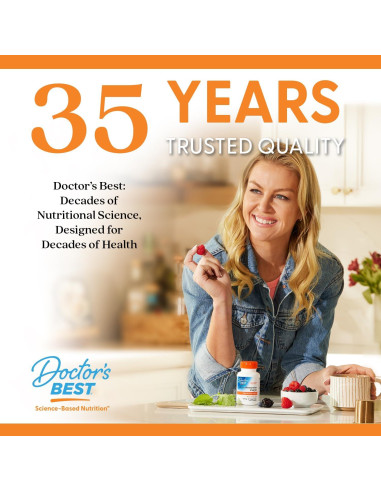 L-Teanina Doctor's Best 150 mg Vegano 90 Cápsulas