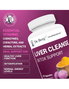 Cápsulas de desintoxicación del hígado Dr. Berg - 60 unidades 2
