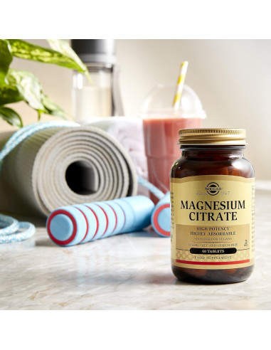 Citrato de Magnesio Solgar 420 mg - 60 Tabletas Absorbibles