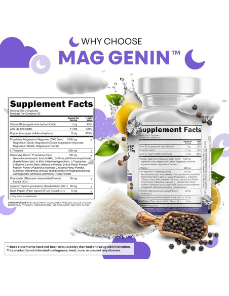 Suplemento de Magnesio Clean Nutraceuticals 1000mg 60 Cápsulas Suplemento de Magnesio Clean Nutraceuticals 1000mg 60 Cápsulas