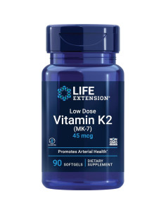 Salud Cardiaca y Ósea Life Extension Vitamina K2 + Magnesio 90 Cápsulas 2