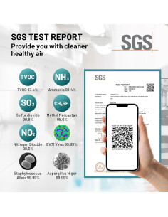 Purificador de aire Jafnda JF999 HEPA 13 para 85 m 2