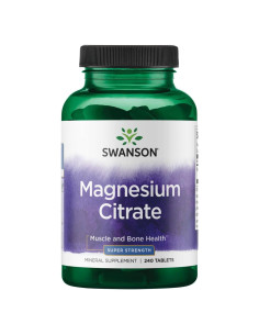 Citrato de Magnesio Swanson Ultra 112.5 mg 240 Tabletas