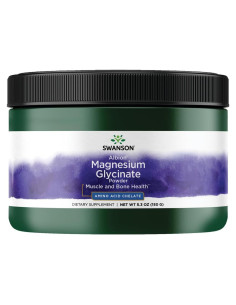 Suplemento de Magnesio Glicinato Quelado Swanson 150 g