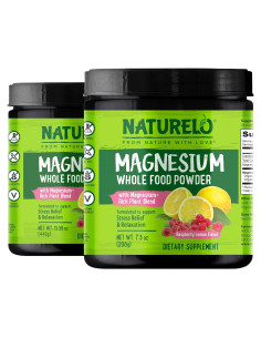 Polvo de Magnesio Naturelo 425g - Alivio del Estrés con Quinoa