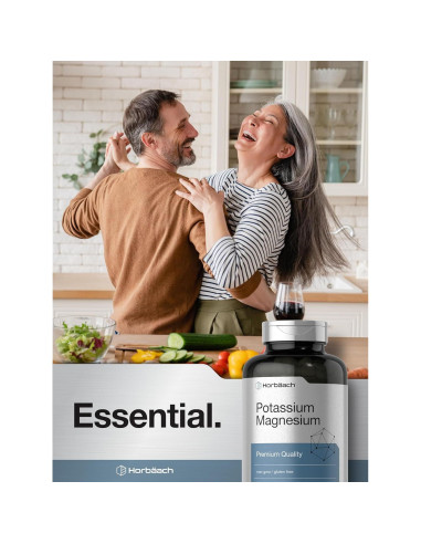 Suplemento de Potasio y Magnesio Horbaach 240 Cápsulas