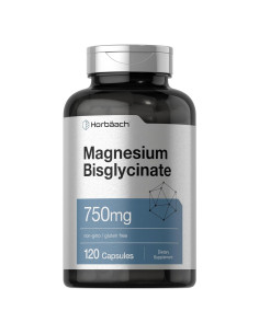 Bisglicinato de Magnesio Horbach 750mg 120 Cápsulas Sin Gluten