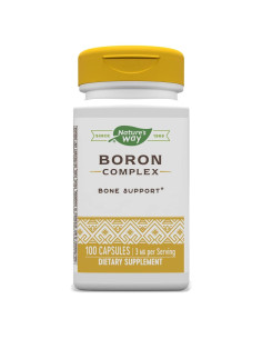 Boro Nature's Way 100 Cápsulas - Soporte Óseo y Metabolismo