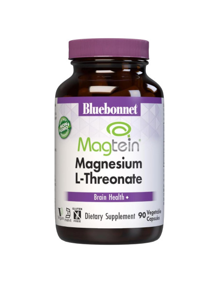 Cápsulas de Magnesio L-Treonato Bluebonnet 90 Unidades