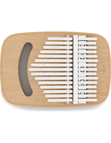 Kalimba Strumba de Madera con Teclas de Metal 16x11 cm
