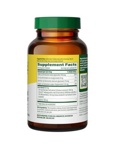 MegaFood Suplemento Tiroides 90 Tabletas Vegetariano