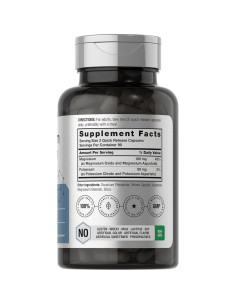 Complejo de Aspartato de Magnesio y Potasio Horbaach 180 Cápsulas 2