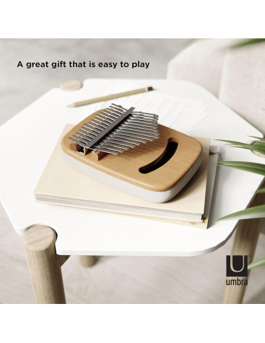 Kalimba Strumba de Madera con Teclas de Metal 16x11 cm