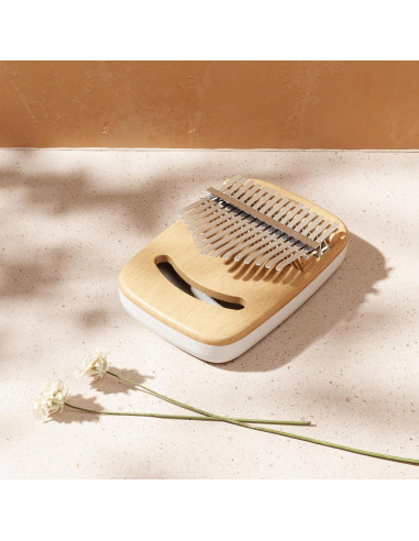 Kalimba Strumba de Madera con Teclas de Metal 16x11 cm