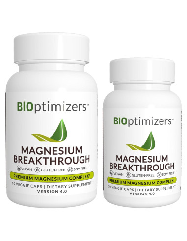 Suplemento de Magnesio Breakthrough 4.0 - 90 Cápsulas Naturales