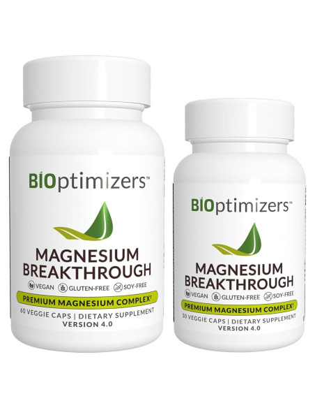Suplemento de Magnesio Breakthrough 4.0 - 90 Cápsulas Naturales Suplemento de Magnesio Breakthrough 4.0 - 90 Cápsulas Naturales